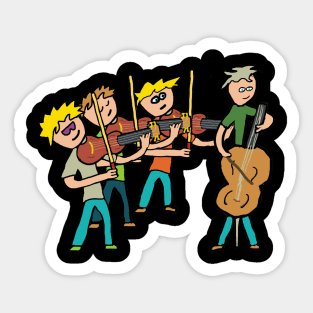 String Quartet Sticker